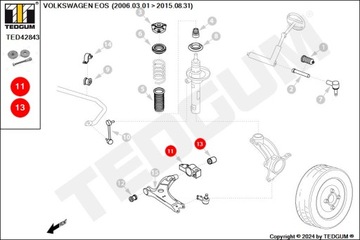 СЪЕМНИК ЗАДНЕЙ ВТУЛКИ ПЕРЕДНЕГО ПОВОРОТНОГО РЫЧАГА AUDI SEAT SKODA VW