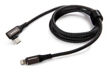 Kabel do ładowania i transmisji danych Škoda USB-C do Apple Lightning