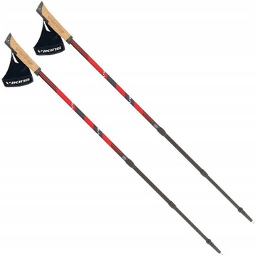 KIJE KIJKI DO NORDIC WALKING VIKING KUBE ANTISHOCK 66-135CM