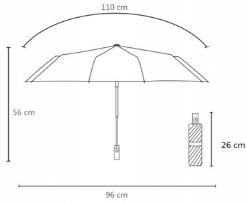 Автоматический складной зонт-зонт