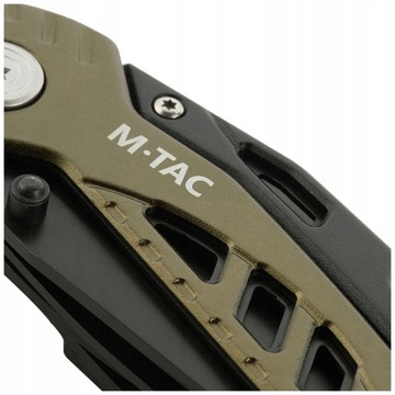 M-TAC MULTITOOL Многофункциональный инструмент Нож 7 в 1 Зеленый Черный Кобура