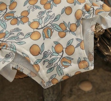 STRÓJ KĄPIELOWY KOSTIUM jednoczęściowy dla dziewczynki rozm 92 98