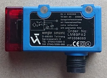 Wenglor LM89PA2 PNP NO/NC 4000mm M12