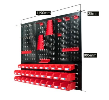 Доска для инструментов металлической мастерской 119x89,5 Redats