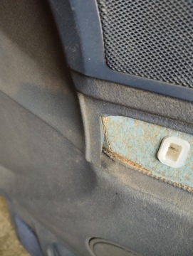 BOCZKI SKÓRA BMW E38 GRANATOWE