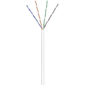 CAT6 U/UTP AWG 24/7 витая пара Goobay белый 305м