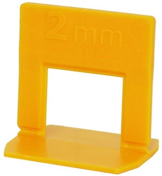 System poziomowania płytek klipsy 2mm 400 sztuk