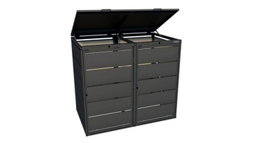 OBUDOWA, ZABUDOWA KOSZY NA ŚMIECI 240L x 2