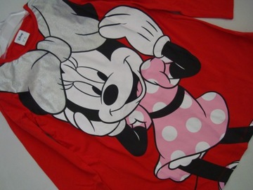 CZERWONA tunika z MINNIE r.122 DISNEY