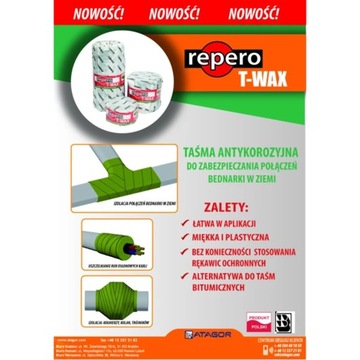 Taśma Repero T-WAX 50mmx3m WPZWAXTAPEREPERO-0050-03
