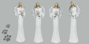 Ангел Ангел с котом Большая гипсовая фигурка