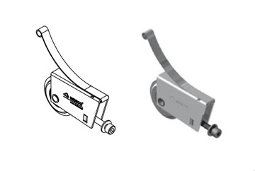 Нижняя тележка, колесо, ролик для раздвижных дверей INDECO.
