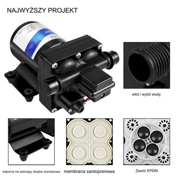 Мембранный водяной насос 4 бар