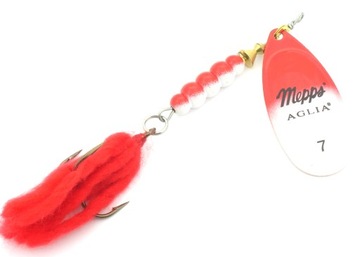 MEPPS AGLIA Nr.7 / 30 gr SILVER / RED / WHITE