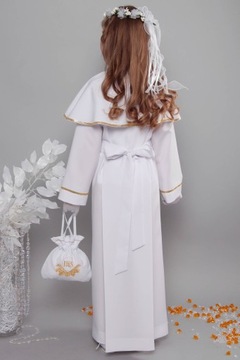 Альб для первого причастия для девочки - двойная складка.