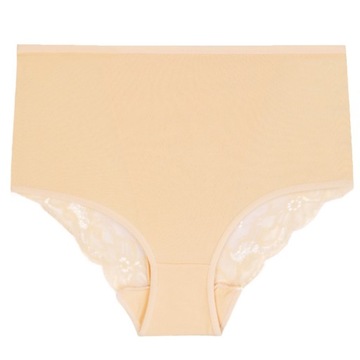ЖЕНСКИЕ ТРУСИКИ С ВЫСОКОЙ ПОСАДКОЙ, 3 ПАРКИ, КРУЖЕВО MORAJ, РАЗМЕР. л