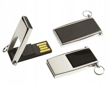 PENDRIVE REKLAMOWY z logo METALOWY PDslim-18 4 GB GRAWER USB 2.0 10 SZT