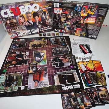 Gra angielska CLUEDO DOCTOR WHO kompletna Hasbro