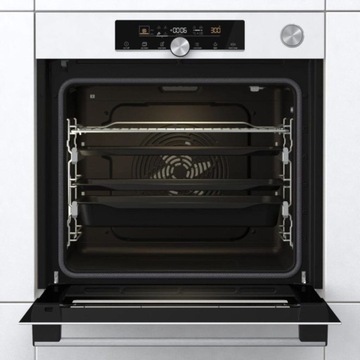 Gorenje BPSA6747A08WG 77L Духовка Пиролиз Паровая термопара Направляющие