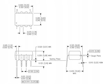Операционный усилитель TL072 IP DIP-8 Original TI