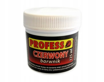 BARWNIK PROFESS W PROSZKU 125ML CZERWONY