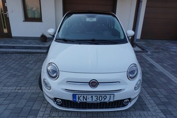 Fiat 500 II Seria 4 1.2 69KM 2017 FIAT 500 LOUNGE 1,2 DACH PANORAMICZNY AUTOMATYCZNA KLIMATYZACJA 2 PARY KÓŁ, zdjęcie 5