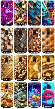 ETUI NA TELEFON XIAOMI REDMI NOTE 9S 9 PRO CASE OBUDOWA ZE WZOREM + SZKŁO