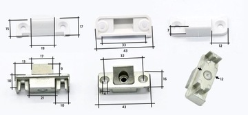 Нажатие регулируемого к окну окна двери шарнир