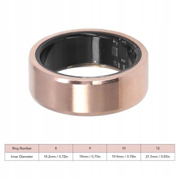 Фитнес-трекер Smart Ring Gold BT Sleep IP68 M2