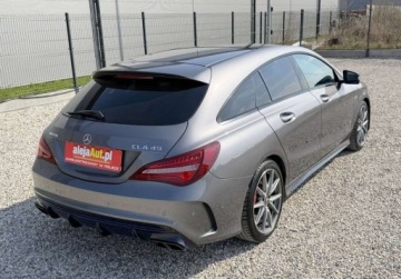 Mercedes CLA C117 Shooting Brake Facelifting AMG 2.0 45 AMG 381KM 2017 Mercedes-Benz CLA 4x4 CLA AMG 45 2.0 Benz 381 KM Salon PL 56.000 km Wars, zdjęcie 4