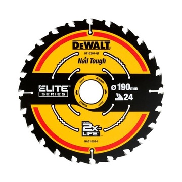 piła tarczowa do cięcia drewna 190x30x1,66mm, 24 zęby DeWALT [DT10402-QZ]