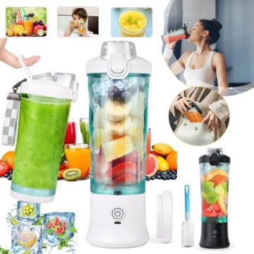 600 ML Přenosný Mixér, Elektrický Mixér Pro Odšťavňovač Usb Do Domácnosti