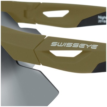 Тактические баллистические очки SWISSEYE NIGHTHAWK Coyote Smoke