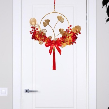 Dekoracje na Chiński Nowy Rok Wiosenne dekoracje świąteczne Poświata Tradycyjny styl A