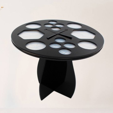 1szt Uchwyt pędzla do makijażu Okrągły akrylowy st