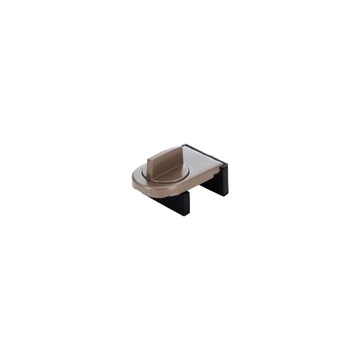 Window Lock Slide Stopper for Closet Door Frame Lock Sliding Window brown