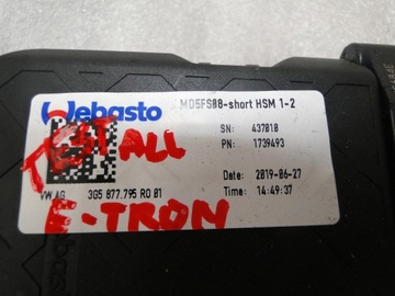 3G5877795 MOTOREK STŘEŠNÍHO OKNA AUDI 4KE E-TRON