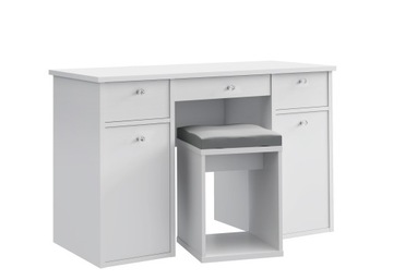 Biurko Toaletka CLASSIC DIAMOND BIAŁA MAT