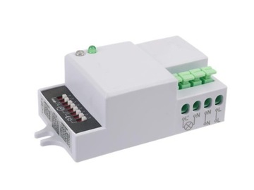 Mikrofalowy radarowy czujnik sensor ruchu MINI LED natynkowy 1200W