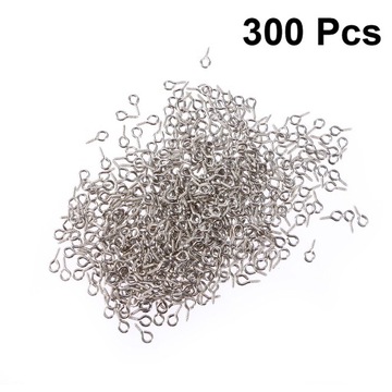 Beaded Earrings Heavy Duty Hook Eye Bolts 300 Pcs