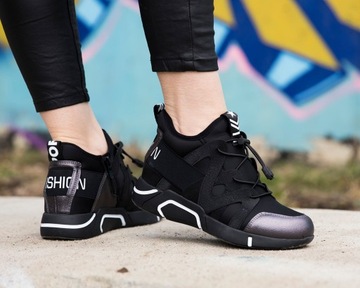 Botki buty Sneakersy adidasy na koturnie obuwie