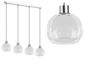 LAMPA SUFITOWA ŻYRANDOL NAD STÓŁ DUO II 7-201 LED KOMAT
