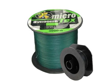 Plecionka Micro Tex zielona 0,12 mm.