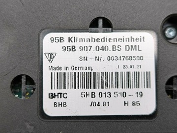 PORSCHE MACAN (95B) 2021 PANEL KLIMATIZACE