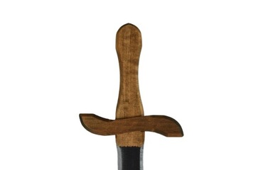 Рыцарский деревянный меч 64 см с красными ножнами W-wa