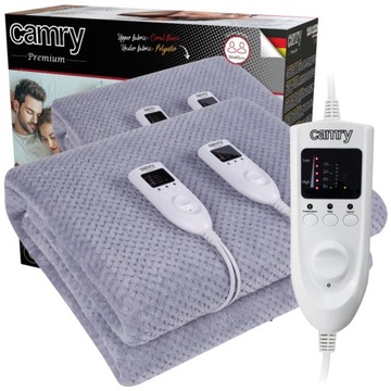 KOC ELEKTRYCZNY GRZEJĄCY DUŻY POLAR 150x160 TIMER