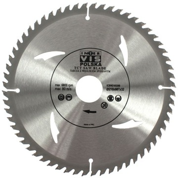 TARCZA PIŁA DO DREWNA WIDIA 210 / 32 T60 INTER