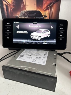 SKODA SCALA KAMIQ НАВИГАЦИОННЫЙ МУЛЬТИМЕДИЙНЫЙ ЭКРАН MIB3 DAB 655919606