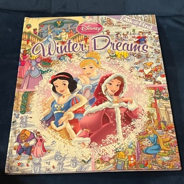 Książka angielska WINTER DREAMS DISNEY PRINCESS LOOK AND FIND Z USA