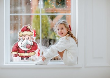 Naklejka ŚWIĄTECZNA na okno GWIAZDOR nr. 2